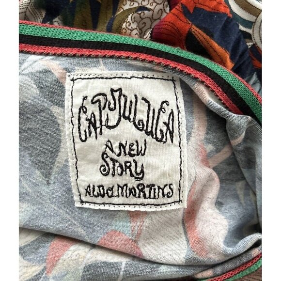 Aldo Martins Cap Juluca A New Story Jersey Knit Midi Dress Tropical US Size S - Picture 5 of 5